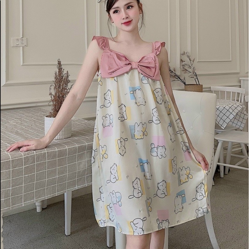 Satin silk sleeping dress